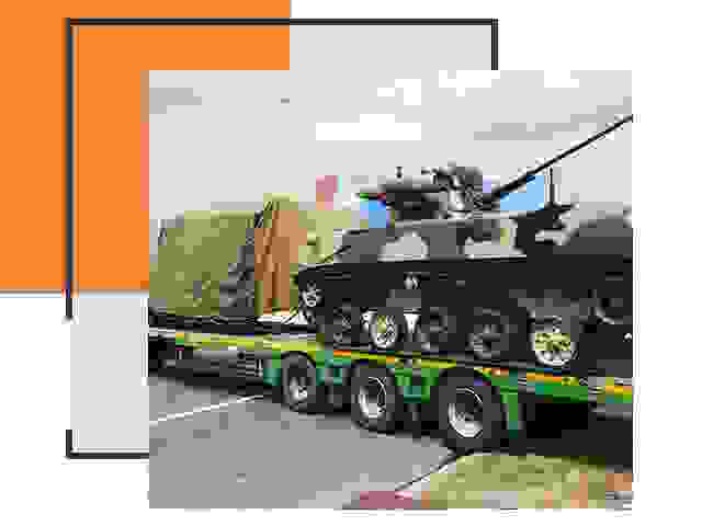 Перевозка военной техники в Ангарске